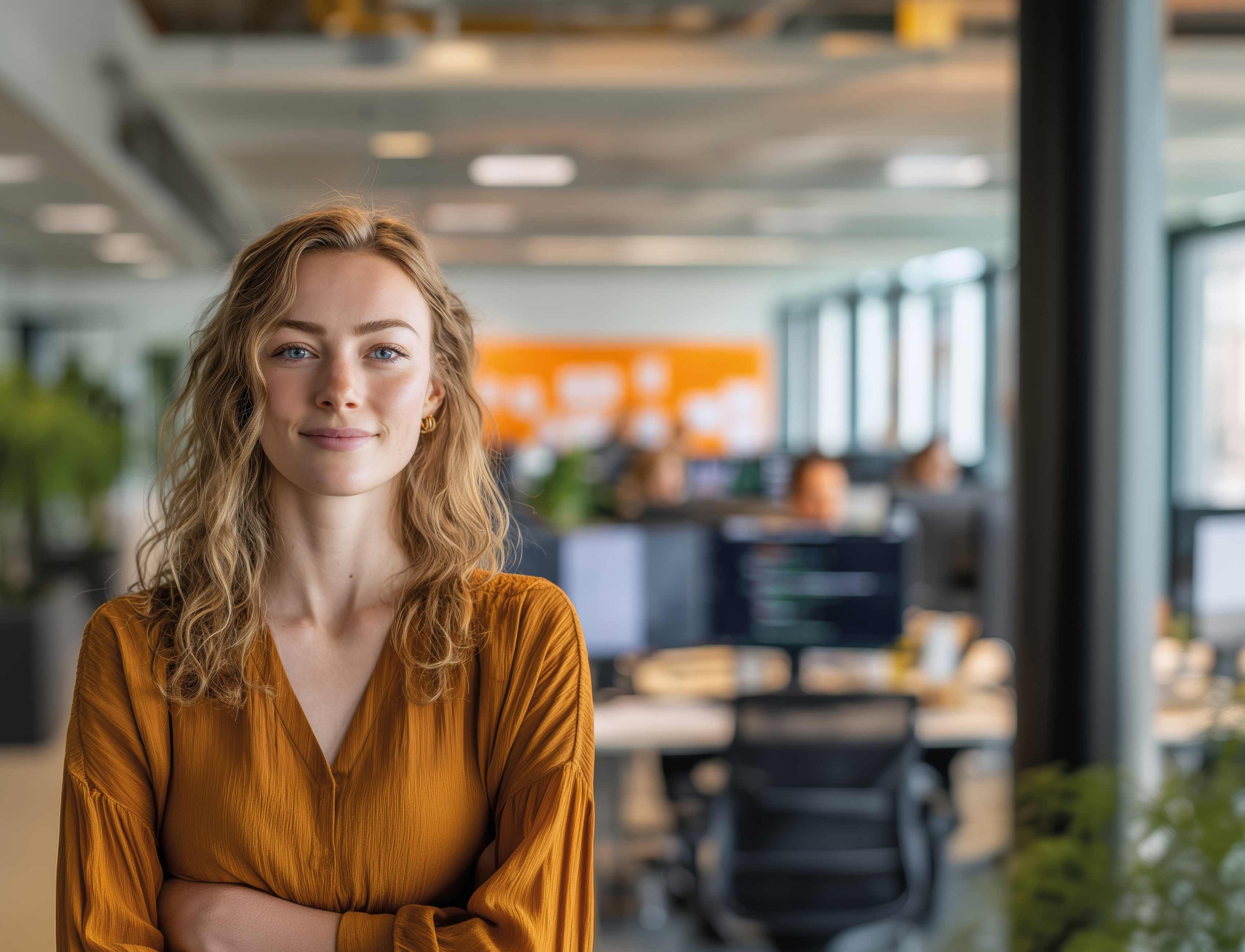 Software engineer op kantoor